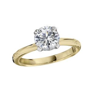 Heirloom Yellow Gold Jabel Solitaire