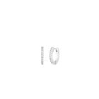 Baby "Perfect Hoop" Round Diamond Earrings