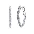 V Inside-Outside Hoop Earrings