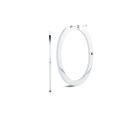 Oval "Perfect" Hoop Earrings