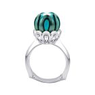Galatea Carved Tahitian Pearl Ring