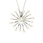 Blossom Memory "Galatea" Pendant, with 25 Fresh Water White Pearls