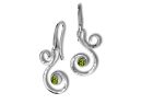 Fiddlehead earrings