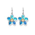 Sterling Silver "Gloria Plumeria" Earrings