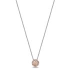 Sterling silver and 18 karat rose gold petite Ivy Lace Necklace