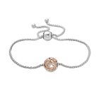 Sterling Silver and 18 karat rose gold Ivy Lace bracelet