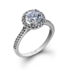 Halo Engagement Ring