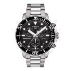 Stainless Steel "SeaStar" Tissot 1000 Chronograph Watch