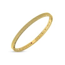 3.9mm wide "Symphony" Barocco Bangle Bracelet
