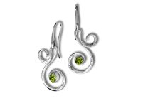Fiddlehead earrings