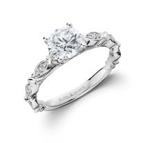Diamond Engagement Ring With Scallop 