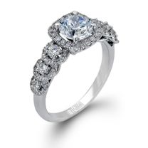 Halo Engagement Ring