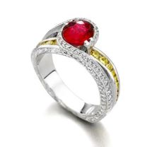 Mark Schneider White Diamond Ring Style: 19220
