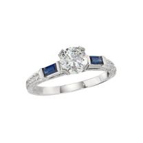 Vintage Style Jabel  Engagement Ring