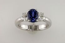 18K White Gold Diamond Ring