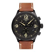 Black Stainless Steel Chronograph XL Tissot Watch