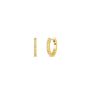 Baby "Perfect Hoop" Round Diamond Earrings