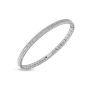 3.9mm wide "Symphony" Round Diamond Princess Bangle Bracelet