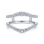 14k White Gold Round Diamond Enhancer