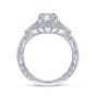 14K White Gold Round Diamond Engagement Ring