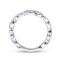 14K White Gold Round Diamond Ring