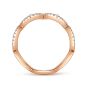 14K Rose Gold Round Diamond Ring