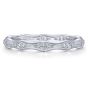 14K White Gold Round Diamond Fashion Ring
