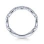 14K White Gold Round Diamond Ring
