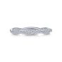 14K white Gold Diamond Ladies Ring