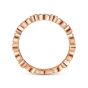 14K Rose Gold Round Diamond Ring