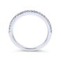 14K White Gold Round Diamond Wedding Band