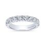 18K White Gold Round Diamond Wedding Band