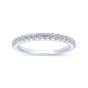 14K White Gold Round Diamond Wedding Band