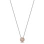 Sterling silver and 18 karat rose gold petite Ivy Lace Necklace