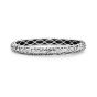 Sterling silver Ivy Lace bangle bracelet