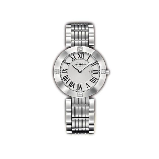 Stainless Steel "Lajolie" Tavannes Watch