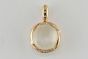 18K Yellow Gold Diamond Pendant