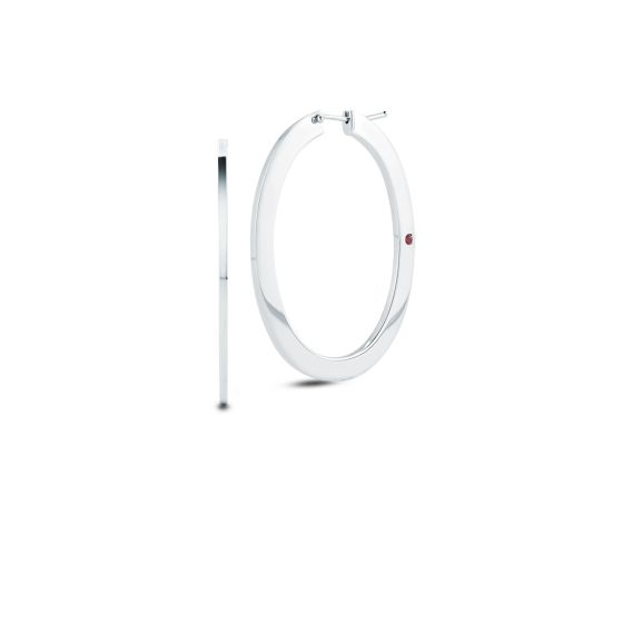 Oval "Perfect" Hoop Earrings