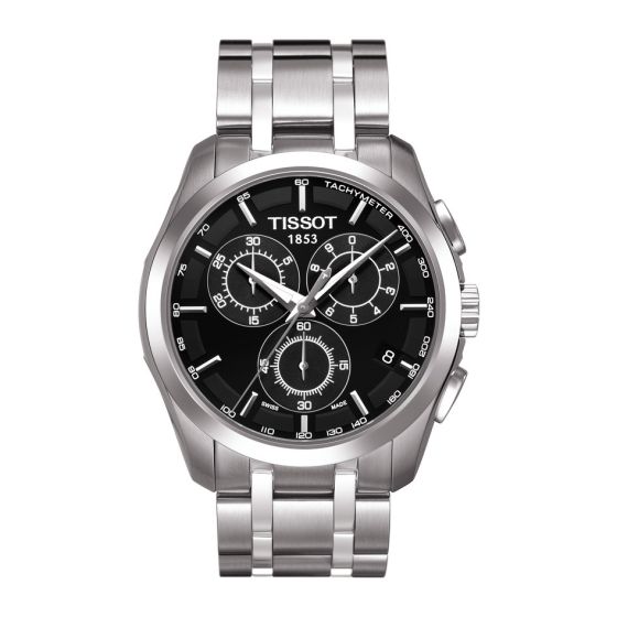 Stainless Steel "Couturier" Chronograph Tissot Watch