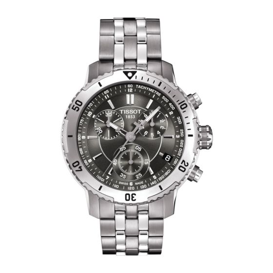 Stainless Steel Gents PRS200 Chronograph Tissot Watch