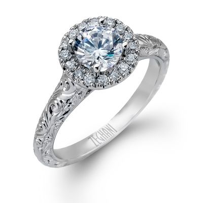 zeghani Fashion Engagement Ring Style:  ZEG-B-019